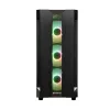 Arvuti korpus CHIEFTEC GS-01B-OP Tower Must — karastatud klaas, RGB ventilaatorid, toetab ATX/Micro-ATX, GPU kuni 320 mm