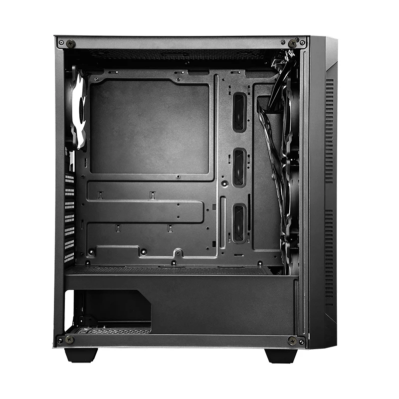 Arvuti korpus CHIEFTEC GS-01B-OP Tower Must — karastatud klaas, RGB ventilaatorid, toetab ATX/Micro-ATX, GPU kuni 320 mm