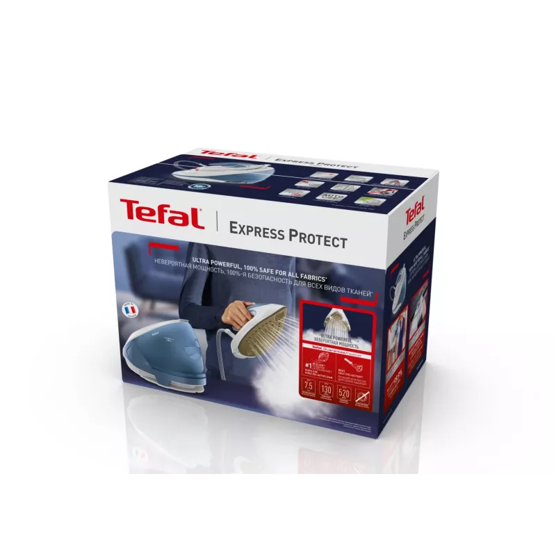 Tefal Express Protect SV9202 2800 W 1,8 L Durilium AirGlide Autoclean tallaga aurutriikraud valge, sinine