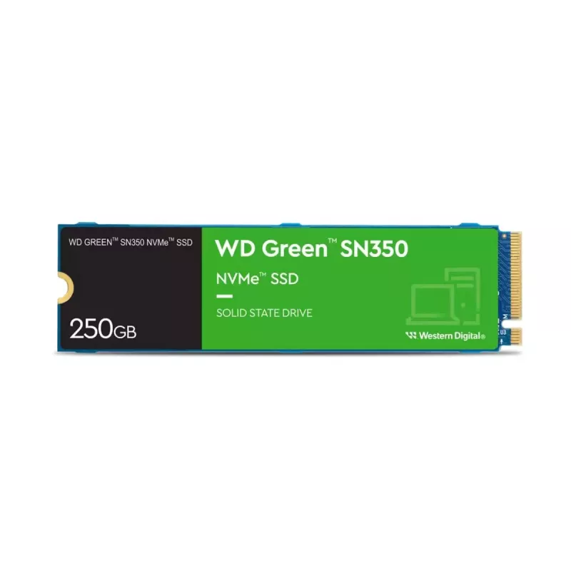 WESTERN DIGITAL SSD - WD roheline SN350 - 250GB - Pci-e Gen3 x4 - M.2 2280 - TLC