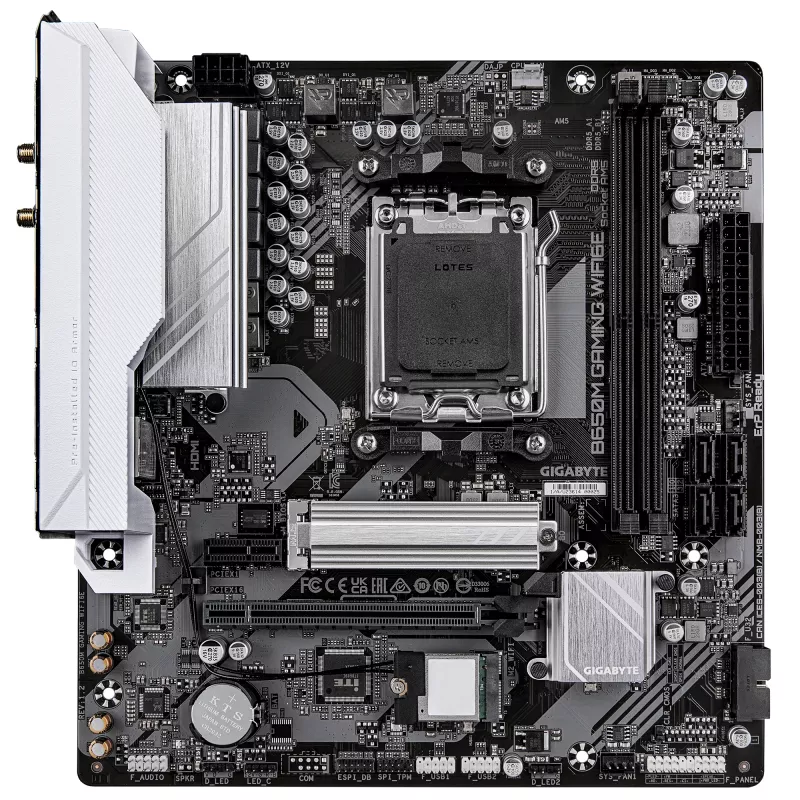 Emaplaat GIGABYTE B650M GAMING WIFI6E, AMD B650, Socket AM5, Micro ATX