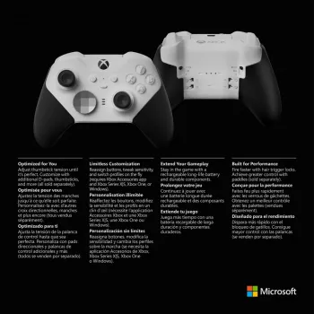 Mängupult Microsoft Xbox Elite Wireless Series 2 Core must valge Bluetooth USB