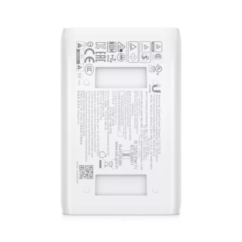 UBIQUITI NETWORKS PoE-sisestaja, 802.3at kompaktne PoE+ sisestaja