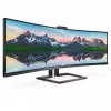 Philips P Line 32:9 SuperWide kumer LCD-ekraan 499P9H/00, 124 cm (48,8 tolli), 5120 x 1440 pikslit, UltraWide Dual Quad HD, LCD, 5 ms, must