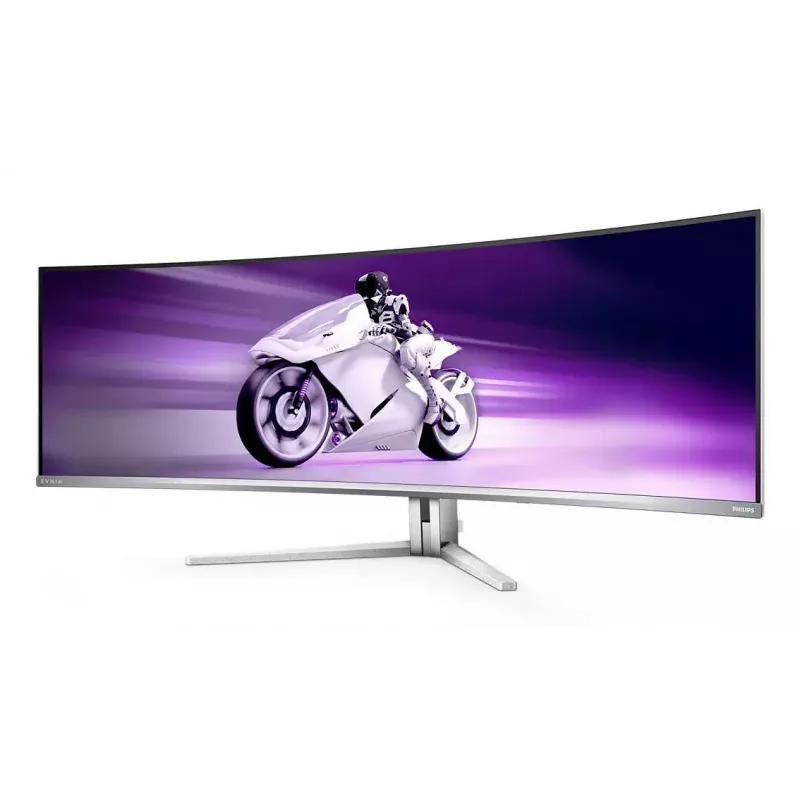 Philips Evnia 8000 49M2C8900L/00 arvutimonitor 124,2 cm (48,9 tolli) 5120 x 1440 pikslit Dual QHD QD-OLED Valge