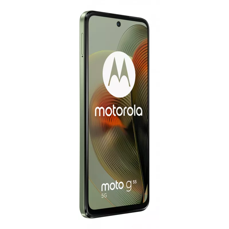 Motorola moto g55 5G 16.5 cm (6.49 tolli) Dual SIM Android 14 USB Type-C 8 GB 256 GB 5000 mAh Roheline