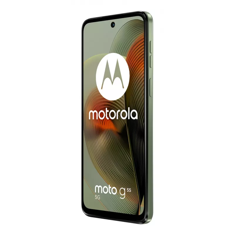 Motorola moto g55 5G 16.5 cm (6.49 tolli) Dual SIM Android 14 USB Type-C 8 GB 256 GB 5000 mAh Roheline