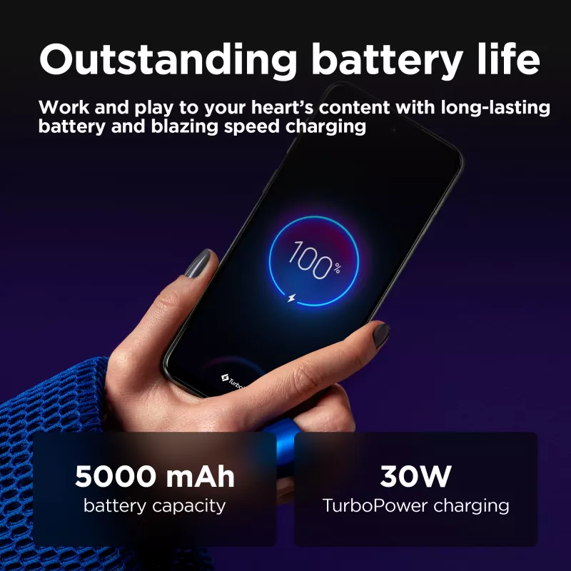 Motorola moto g55 5G 16.5 cm (6.49 tolli) Dual SIM Android 14 USB Type-C 8 GB 256 GB 5000 mAh Roheline