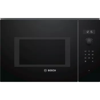 Sisseehitatud ainult mikrolaineahi Bosch Serie 6 BFL554MB0 – 900 W, 25 L, pöörd- ja puutetundlikud juhtnupud, must