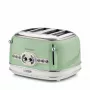 Ariete 156 Vintage röster 4 viilule, 1600 W, 6 röstimisastet, roostevabast terasest pastelrohelises värvitoonis, ilma võileivaklambriteta. Roheline