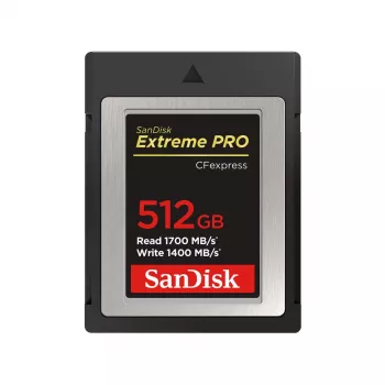 WESTERN DIGITAL SanDisk CF Express Extreme Pro 512GB, 1700MB/s lugemine, 1400MB/s kirjutamine