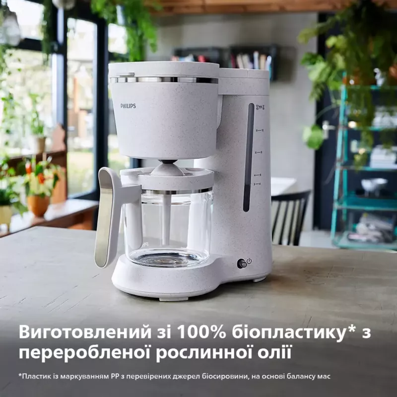 Philips Eco Conscious Edition HD5120/00 Tilufiltriga kohvimasin, 1,2 L