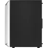Arvuti korpus AEROCOOL Bionic Midi Tower Valge — ATX, karastatud klaas, 2x3,5-tollist pesa, 6x2,5-tollist, 297 mm GPU, sinine LED