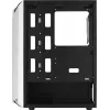 Arvuti korpus AEROCOOL Bionic Midi Tower Valge — ATX, karastatud klaas, 2x3,5-tollist pesa, 6x2,5-tollist, 297 mm GPU, sinine LED