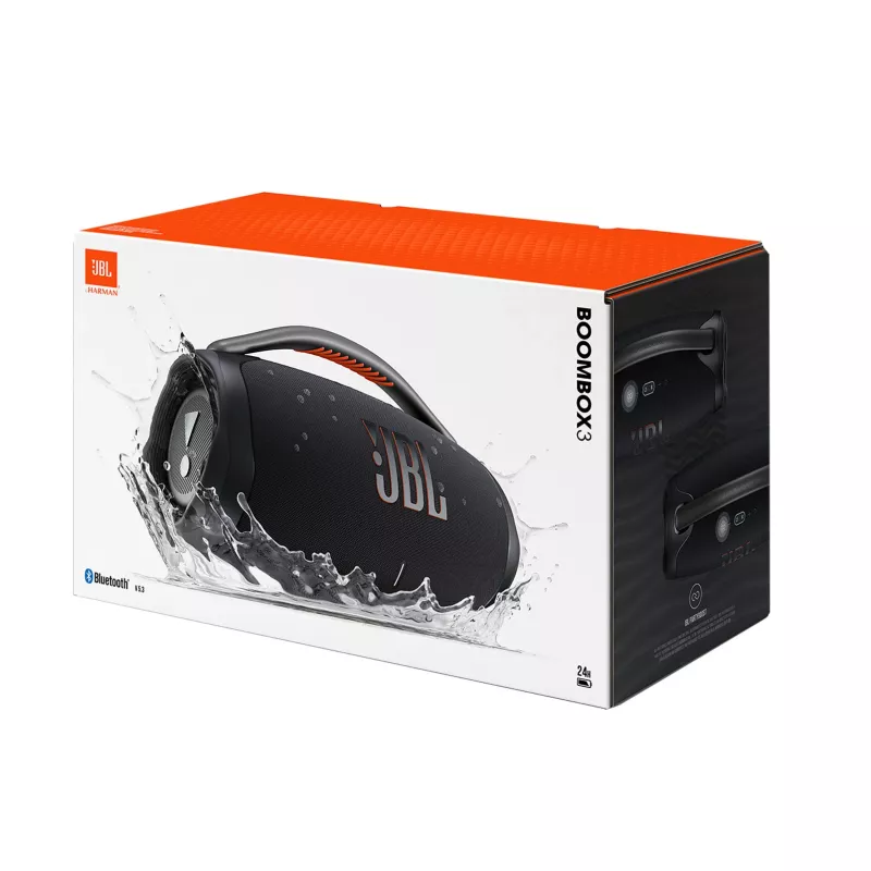JBL BOOMBOX 3 Stereo kaasaskantav kõlar Must