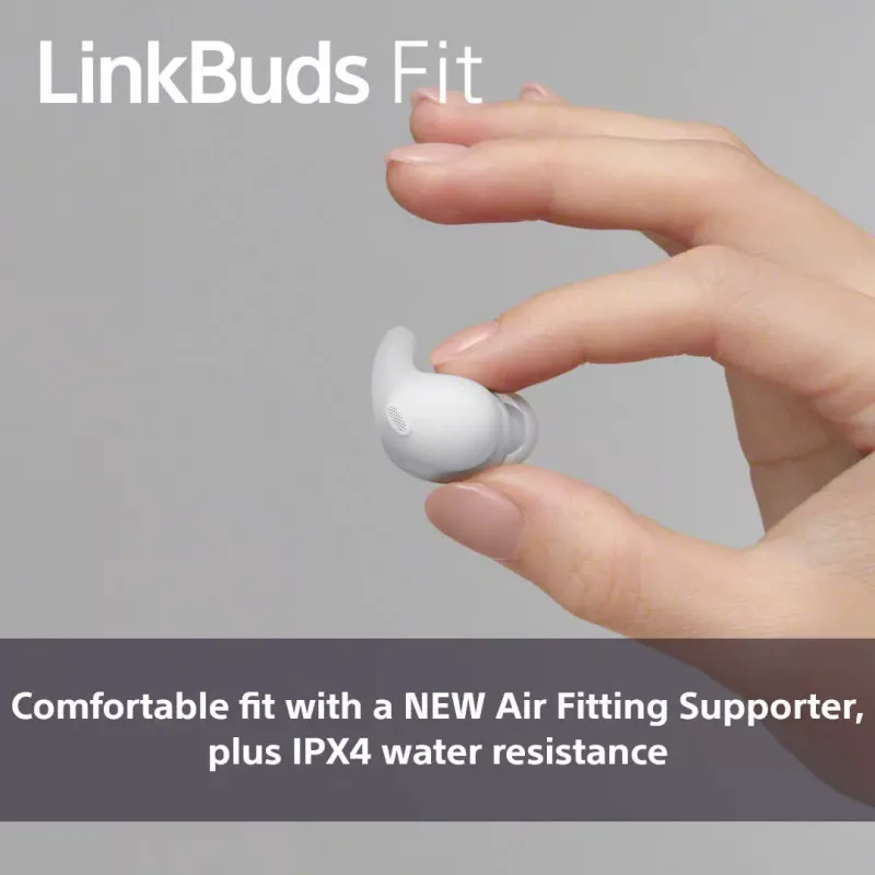 Sony LinkBuds Fit WFLS910NW kõrvaklapid/peakomplekt Juhtmevaba Kõrvasisene Kõned/muusika Bluetooth Valge
