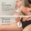 Braun Silk-épil 7 7-081 epilaator 40 pintsettidega Valge