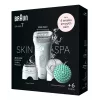 Braun Silk-épil 7 7-081 epilaator 40 pintsettidega Valge