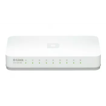 D-Link GO-SW-8E/E võrgulüliti Haldamata Fast Ethernet (10/100) Valge