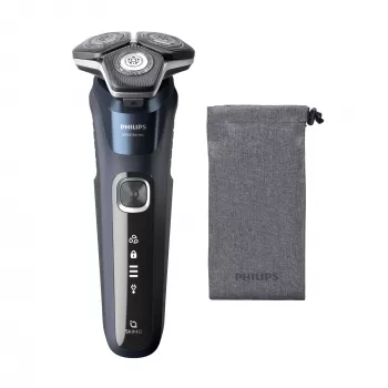 Philips SHAVER Series 5000 S5885/10 meeste pardel, rotatsioonpardel, trimmer, must, sinine