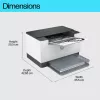 HP LaserJet M207dw printer, laser, 600 x 600 DPI, A4, 27 ppm, kahepoolne printimine, hall, valge
