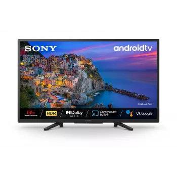 Sony KD32W800P1AEP teler 81.3 cm (32 tolli) HD nutiteler Wi-Fi must