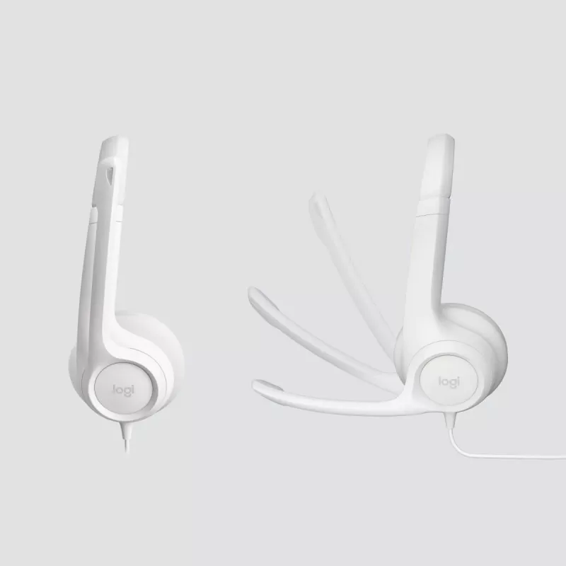LOGITECH Peakomplekt - H390 - USB-a - Valkjas