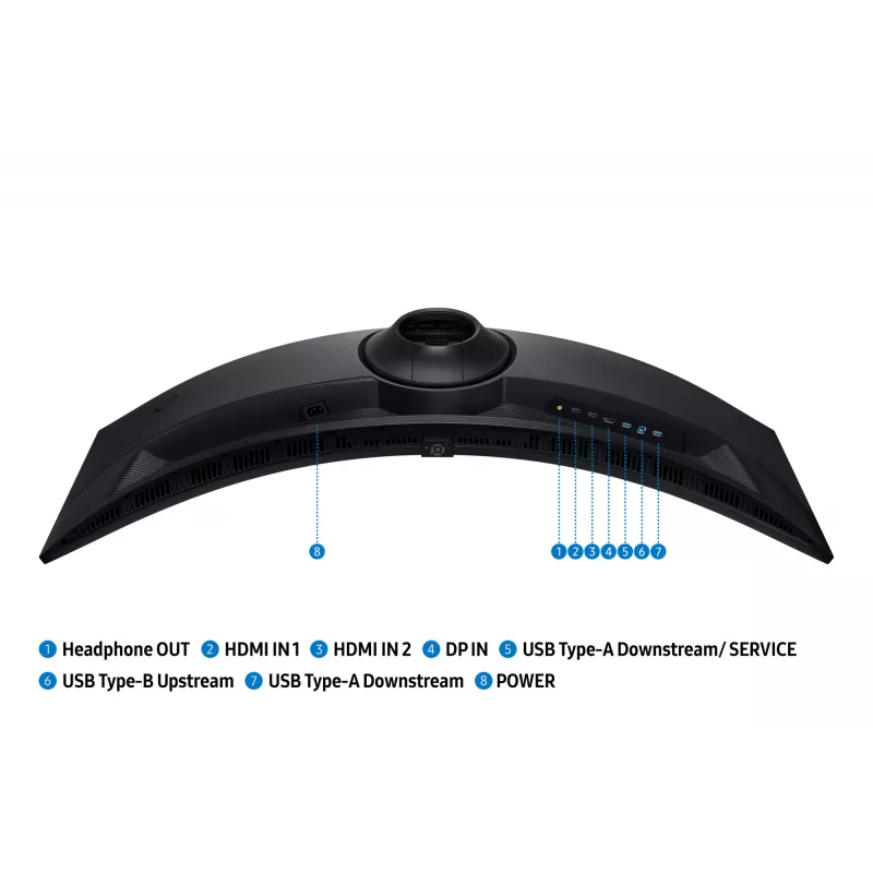 Samsung G91F arvutimonitor 124,5 cm (49 tolli) 5120 x 1440 pikslit Dual QHD LCD must