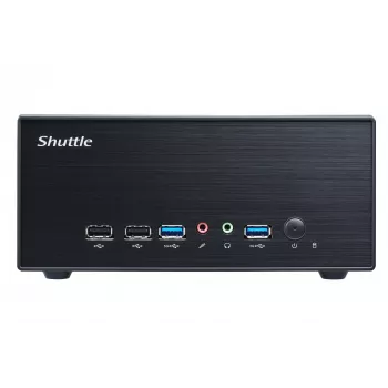 Shuttle XPC slim Barebone XH610G2 - S1700, Intel H610, 1xDP, 2xHDMI, 2 PCIe pesa (1x 16X ja 1x X1), 2x Intel LAN (1G + 2.5G), 8x USB, 1x 2,5 tolli, 3x M.2, 24/7 pidev töö