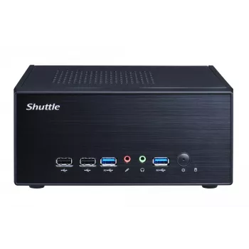 Shuttle XPC slim Barebone XH610G2 - S1700, Intel H610, 1xDP, 2xHDMI, 2 PCIe pesa (1x 16X ja 1x X1), 2x Intel LAN (1G + 2.5G), 8x USB, 1x 2,5 tolli, 3x M.2, 24/7 pidev töö