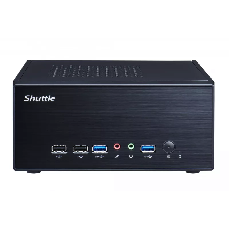 Shuttle XPC slim Barebone XH610G2 - S1700, Intel H610, 1xDP, 2xHDMI, 2 PCIe pesa (1x 16X ja 1x X1), 2x Intel LAN (1G + 2.5G), 8x USB, 1x 2,5 tolli, 3x M.2, 24/7 pidev töö