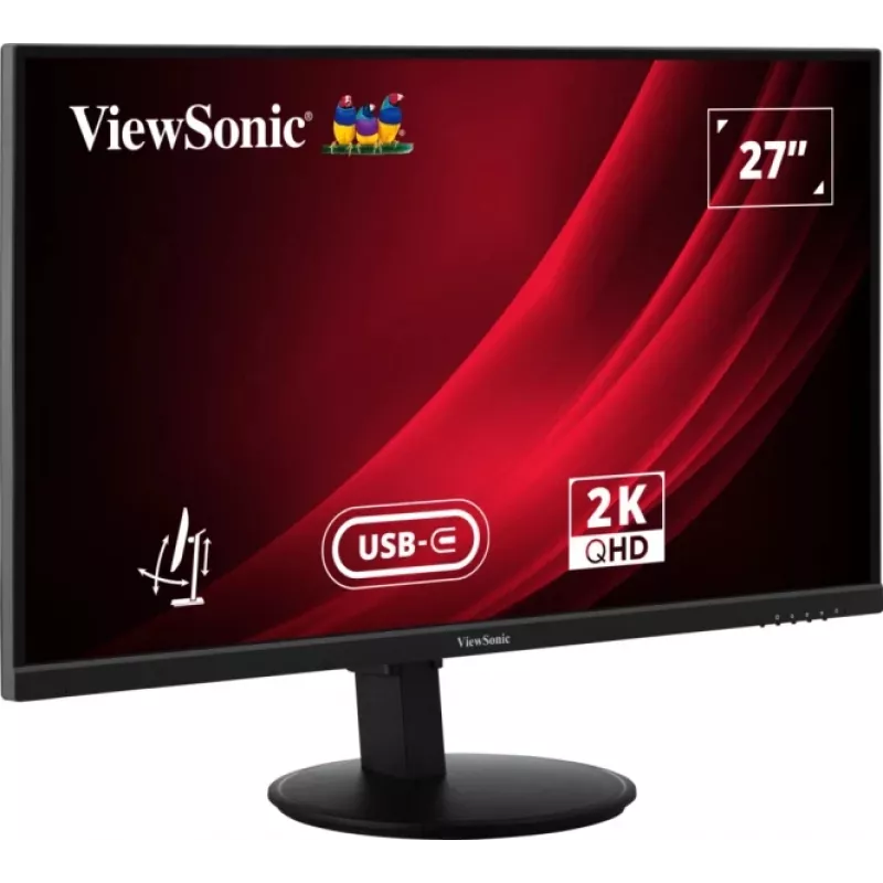 Viewsonic VG Series VG2709-2K-MHDU-2 arvutimonitor 68,6 cm (27 tolli) 2560 x 1440 pikslit Quad HD LED must