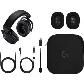 LOGITECH Pro X 2 Lightspeed juhtmevaba mängupeakomplekt - must