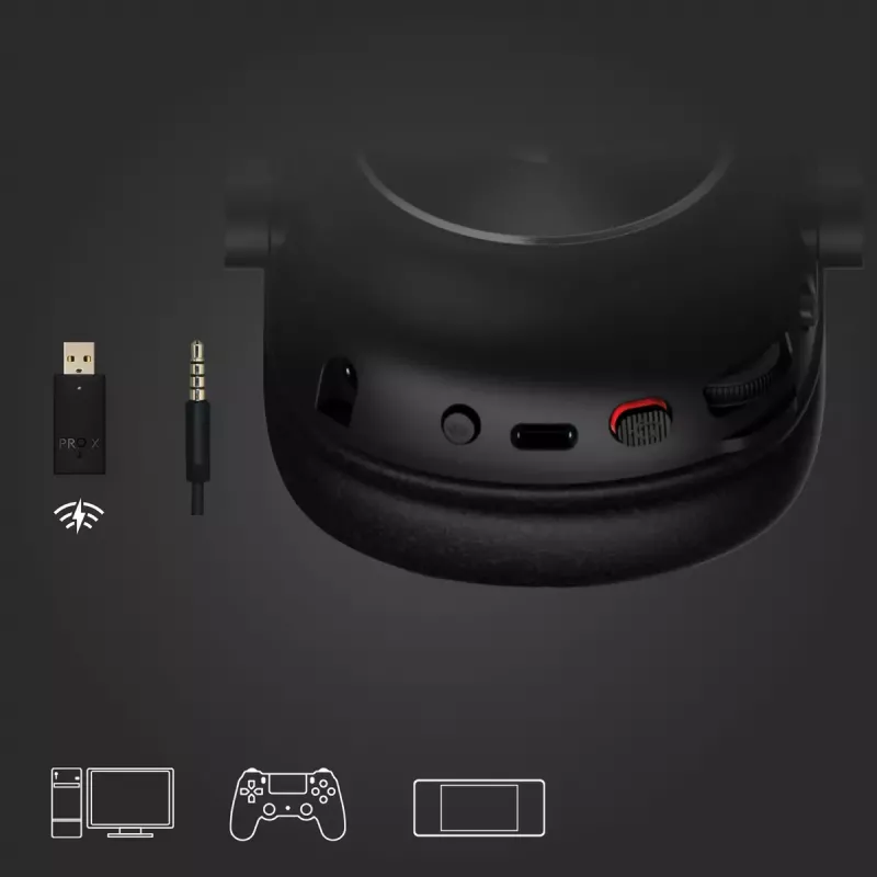 LOGITECH Pro X 2 Lightspeed juhtmevaba mängupeakomplekt - must