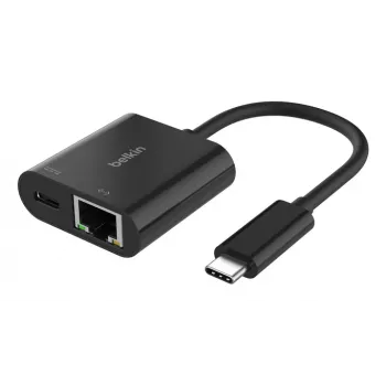 BELKIN USB-C Etherneti + laadimisadapter 100 W PD
