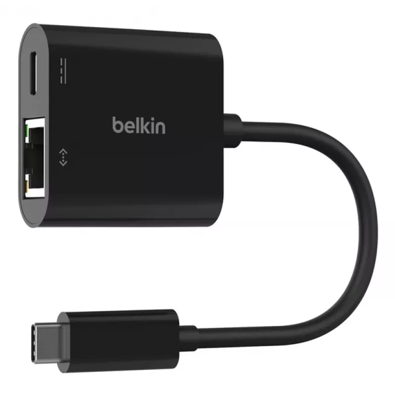 BELKIN USB-C Etherneti + laadimisadapter 100 W PD