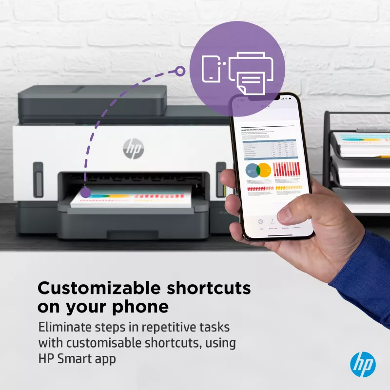 HP Smart Tank 7305 juhtmevaba mitmeotstarbeline värviprinter, kahepoolne printimine; koopiamasin, skanner