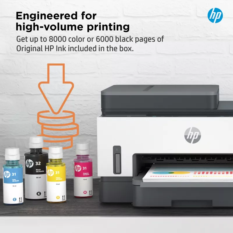 HP Smart Tank 7305 juhtmevaba mitmeotstarbeline värviprinter, kahepoolne printimine; koopiamasin, skanner