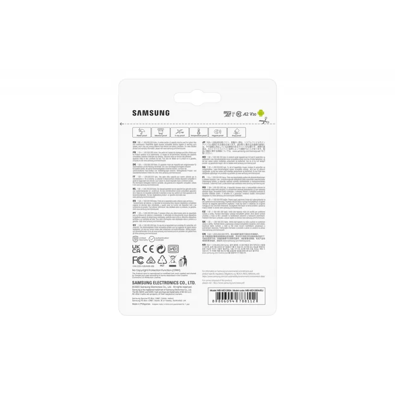 Samsung MB-MD128SA/EU mälukaart 128 GB MicroSDXC UHS-I Class 10
