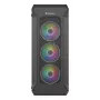 GENESIS Irid 505 ARGB Midi Tower Must, Läbipaistev