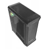 GENESIS Irid 505 ARGB Midi Tower Must, Läbipaistev