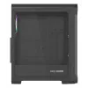 GENESIS Irid 505 ARGB Midi Tower Must, Läbipaistev