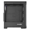 GENESIS Irid 505 ARGB Midi Tower Must, Läbipaistev