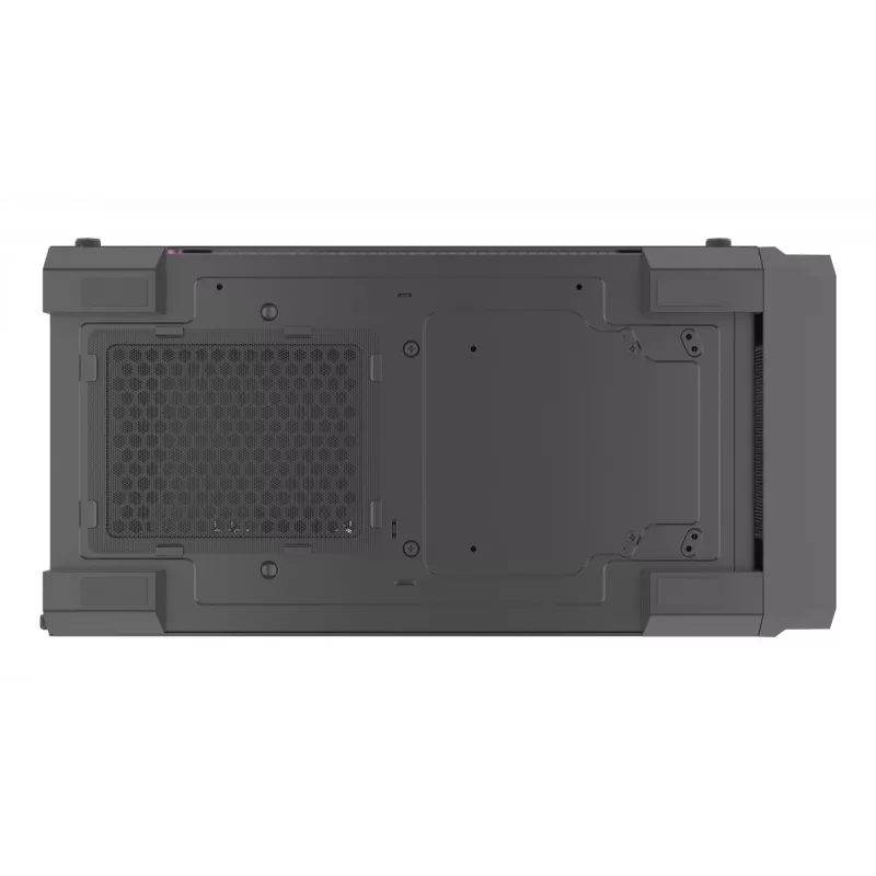 GENESIS Irid 505 ARGB Midi Tower Must, Läbipaistev