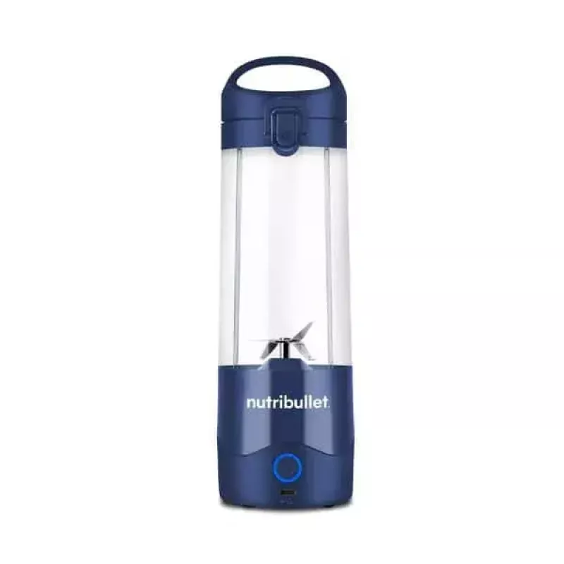 Spordiblender NUTRIBULLET Portable 0,475 L, akutoitega, roostevabast terasest terad, Tritani kauss, tumesinine