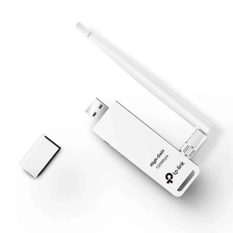 Võrgukaart TP-Link TL-WN722N, WLAN 150 Mbit/s, USB, Wi-Fi 4, 2,4 GHz