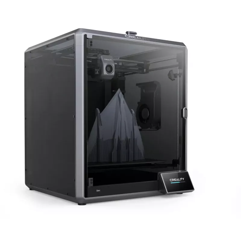 3D-printer Creality K1 Max — ehitusala 300×300×300 mm, kihipaksus 0,10–0,35 mm, puutejuhtimine, must