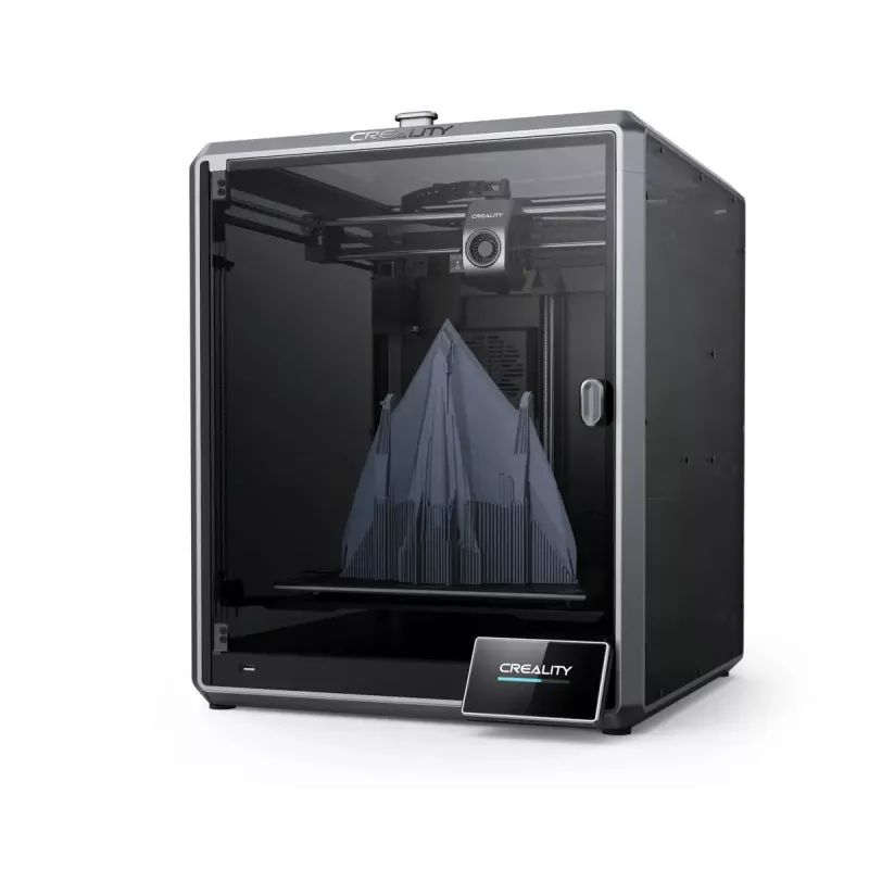3D-printer Creality K1 Max — ehitusala 300×300×300 mm, kihipaksus 0,10–0,35 mm, puutejuhtimine, must