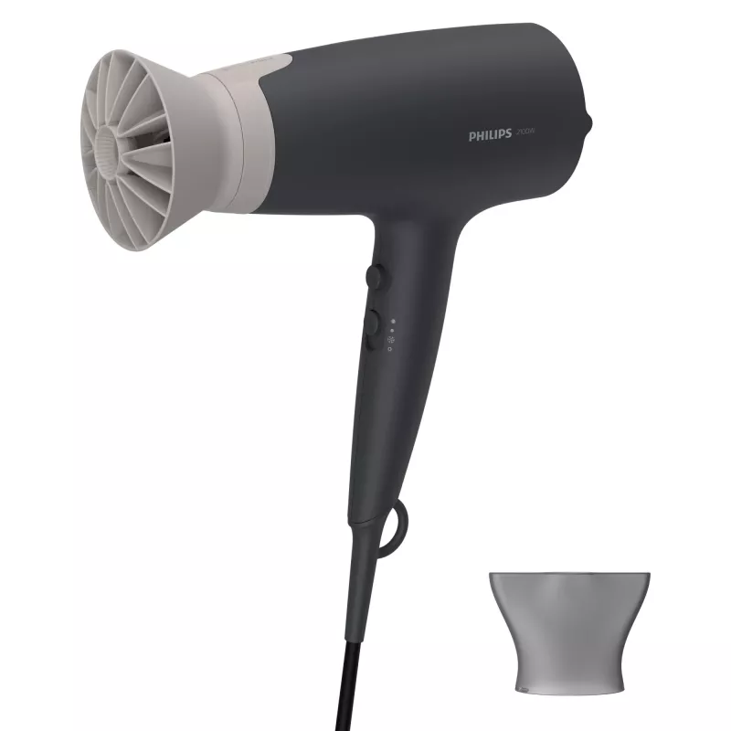 Föön Philips 3000 seeria BHD351/10 — 2100 W, ioonne, 6 kuumust/6 kiirust, jahe õhk, koondusotsik