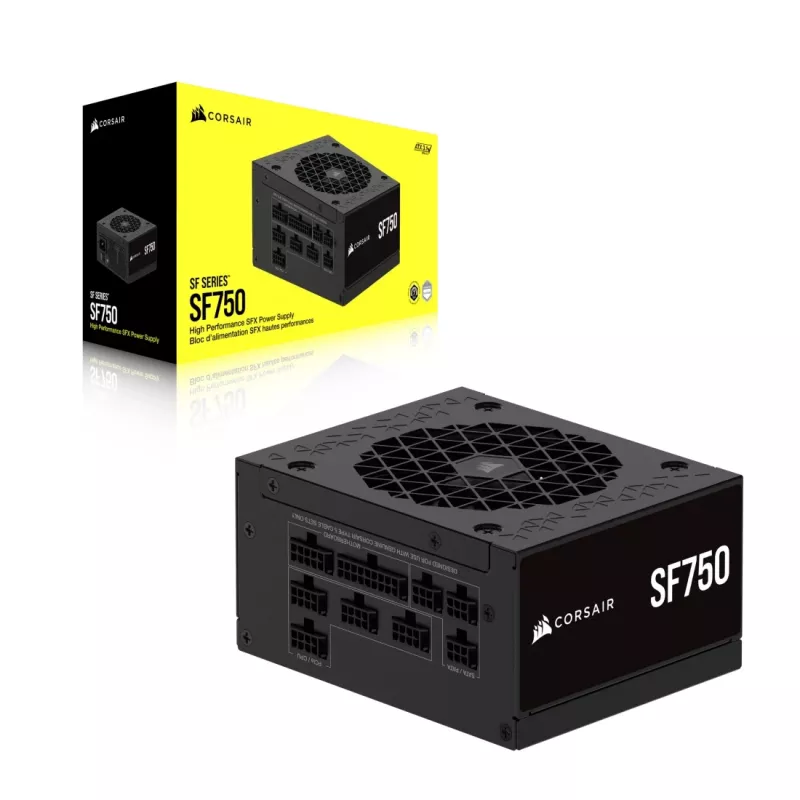 CORSAIR toiteplokk - Sf Series Sf750 täielikult modulaarne 80 Plus Platinum SFX toiteplokk